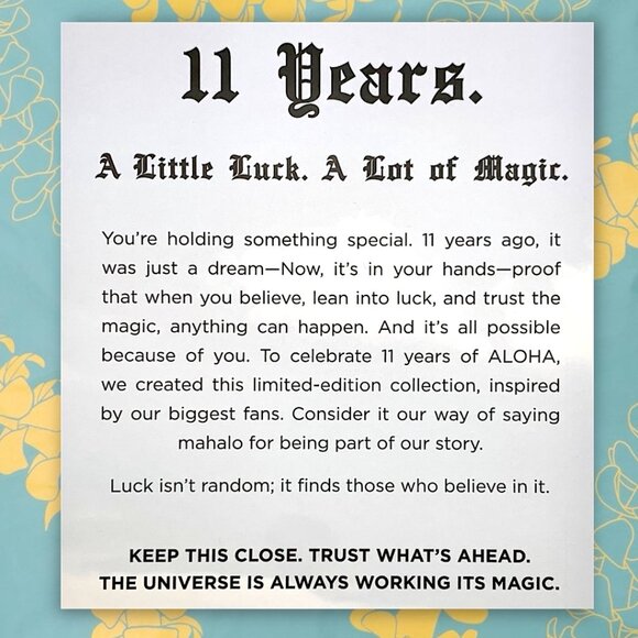 ALOHA Collection—Puakenikeni Day Tripper Tote Bag—Lucky 11 Limited Edition *NWT* - Picture 7 of 7